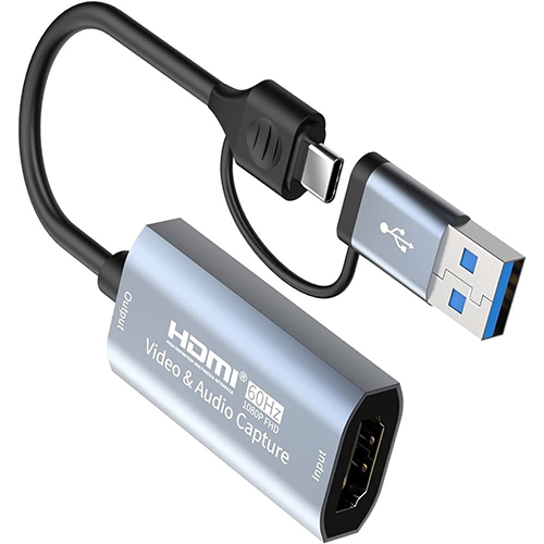 7-in-1 USB C Hub Adapter For MacBook Pro - HDMI 4K, USB 3.0, USB-C, Silver | Type-C To HDMI Dongle