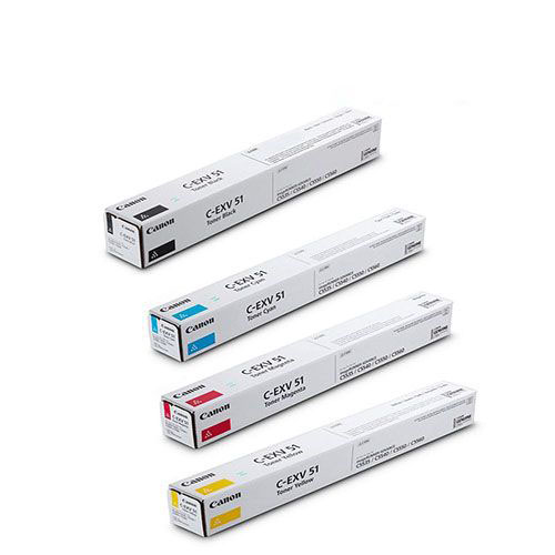 Set Cartucce Toner Canon GPR-55 Nero Ciano Magenta Giallo Per Stampanti C5535i/C5540i Set Toner Canon GPR-55 - Foto 3
