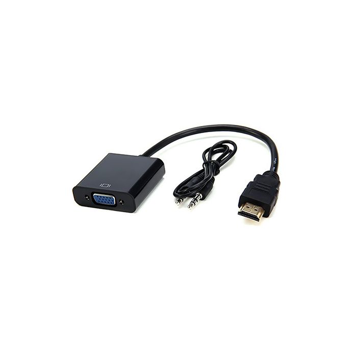 VGA Auf HDMI Adapter Mit Audio - Konverter Für PC Zu Monitor & TV Bis 1080p