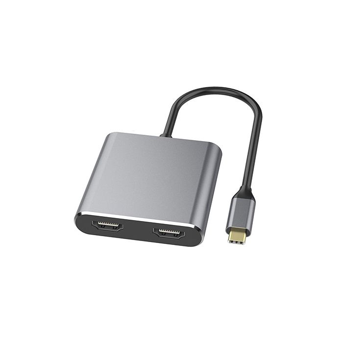 USB C to Dual HDMI Converter Adapter with Type C female