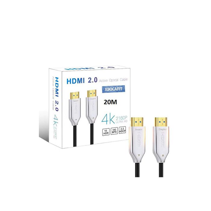 HDMI Cable 4K Fiber, HDMI to HDMI Cable, 20M, (AOC) Active