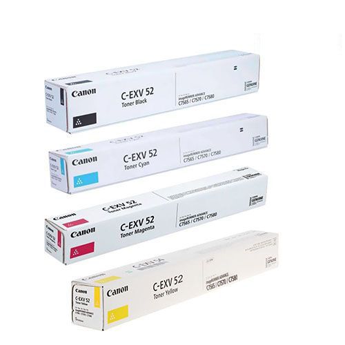 Canon EXV52 Toner Cartridge 1 Set | Black | Cyan | Magenta | Yellow