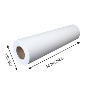 A0 Plotting/Plotter Paper Roll 880mmx150m|80gsm High-Strength 