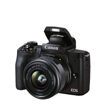 Canon Eos-M50 Camera 24.1mp 4k M15-45 Is Stm Kit
