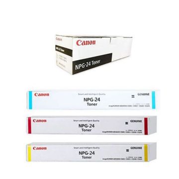 CANON NPG-24 1 Set Original Toner| Black| Cyan |Yellow |Magenta Full Set Multipack For Canon image RUNNER 5058, 5068, 5800, 5870,5880, C5088 Copiers