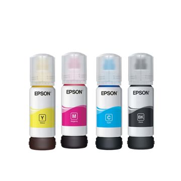 Epson Black|Cyan|Yellow|Magenta Original Ink 003 For L1110/L3100/L3101/L3110/L3115/L3116/L3150/L3151/L3152/L3156/L5190 Epson Printer