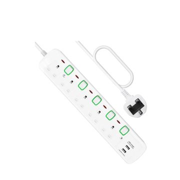 5 Ways 5m + 3 Usb 3m Cord Extension