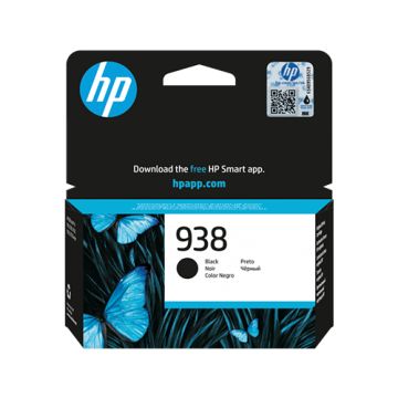 Hp 938 Black Original Ink Cartridge (4s6x8pe) Compatible With Hp Office Jet Pro 9110, 9120, 9130, 9720, 9730