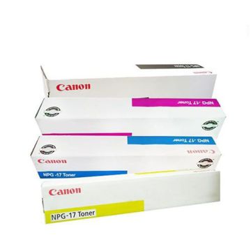 Canon NPG-17 Original Toner Cartridge 1 Set | Black | Cyan | Magenta | Yellow Full Set Multipack For CANON imageRUNNER 2000S, 2058, 2100, 2105, C2000, C2020, C2050, C2058, C2100 Copiers