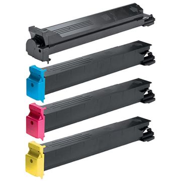 Konica Minolta Tn-314 Full Color Full Set Multipack Compatible Toner Cartridges (Bk/C/M/Y) Compatible With Konica Minolta Bizhub C220, C280, C360 Printers