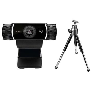 Logitech C922 Pro HD Streaming Webcam with Tripod – 1080p Full HD