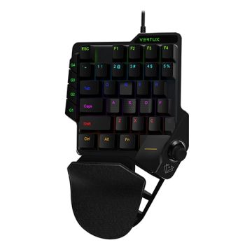 Vertux One-Handed Gaming Keypad with Joystick