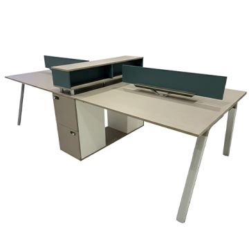 Four-Person Workstation 51-KBZY28-B – 2.8m Modern Office Furniture Workstation
