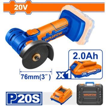 Wadfow 20 V Cordless Mini Cut-Off Tool WLAP573 – Portable Precision Cutter for Metal, PVC & General Workshop Work