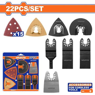 Wadfow Multi-Tool Blade Set WMA9417 – Versatile Replacement Blades for Oscillating Multi-Tools