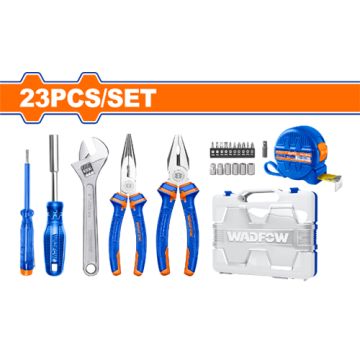Wadfow WHS2B23 23-Piece Hand Tools Set – Essential Toolkit for Home, Workshop & DIY Use
