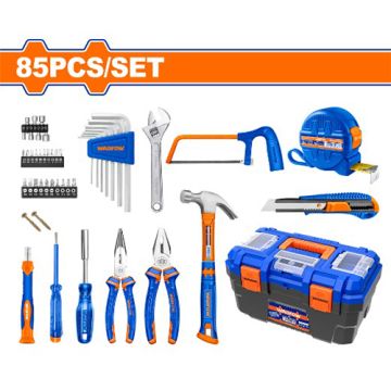 Wadfow WHS3B85 85-Piece Hand Tools Set – Comprehensive Toolkit for Home, Workshop & Professional Use