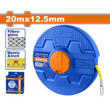 Wadfow WMT2520 Fibreglass Measuring Tape – Lightweight & Durable Tape for Accurate Long-Distance Measuring