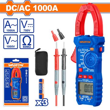 Wadfow WDM65085 DC/AC Clamp Meter – Professional Electrical Testing & Current Measurement Tool