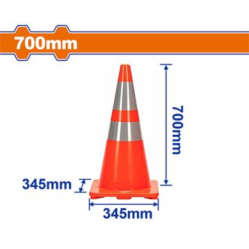 Wadfow WYJ1A70 Traffic Cone – Durable & Visible Safety Cone for Roads & Sites