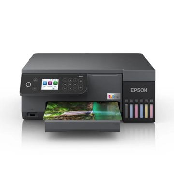 Epson EcoTank L8100 6 Colour A4 Fast Multifunction Photo EcoTank Printer Compatible with Epson 057 Series EcoTank dye-based ink bottles 
