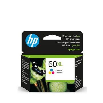 HP 60XL Tri-Color Original Ink Cartridge (CC644WN) Full Set Multipack for HP Deskjet F4280, D2530 , D2545, D2660, D1660, D2680, D2560, Photosmart C4795, D110a, C4780 Printer