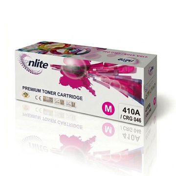 Enlite 410A / CRG-046 Magenta Compatible LaserJet Toner Cartridge For HP Color LaserJet Pro M452dn, M452dw, M452nw, MFP M377dw, MFP M477fdn, M477fdw, M477fnw, M477nw and Canon imageCLASS / i-SENSYS LBP653Cdw, LBP654Cdw, LBP654Cx, MF731Cdw Printers