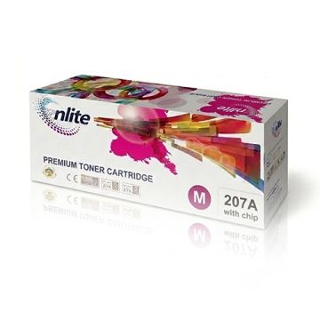 Enlite 207A (W2213A) Magenta Compatible Toner Cartridge with Chip For HP Color LaserJet Pro M255dw, M255nw, and HP Color LaserJet Pro MFP M282nw, M283fdn, M283fdw printers