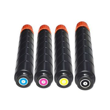 Enlite EXV 29 / NPG 46 / GPR 31 Compatible Toner Cartridge Full Set Multipack (Black, Cyan, Magenta, Yellow) For Canon imageRUNNER ADVANCE C5030, C5035, C5235, and C5240 series copiers