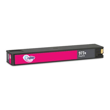 Enlite 973X Magenta High Yield Compatible Pigment Ink Cartridge (110ml) Replacement for HP L0S04AE – Professional Ink for HP PageWide Pro 452dn, 452dw, 477dn, 477dw, 552dw, 577dw, 577z, 352dw, 377dw Printers