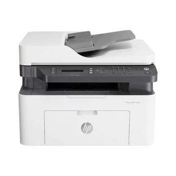 HP LaserJet MFP 139fnw A4 Monochrome Wireless All-in-One Printer (Print, Scan, Copy, Fax) – Compatible with HP 110A Black Original Laser Toner Cartridge W1112A 