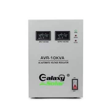 Galaxy Solar 10KVA Automatic Voltage Regulator (AVR) Single Phase – Heavy-Duty Power Stabilizer (10000VA)