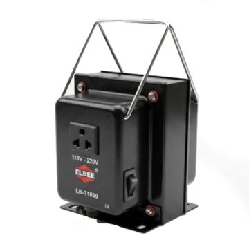 Elbee T1000 Step Up & Down Transformer – 1000W Voltage Converter (110V to 220V)
