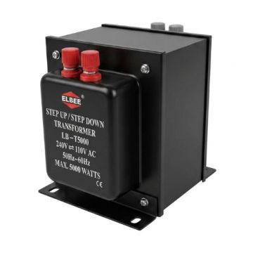 Elbee T5000 Step Up & Down Transformer – 5000W Voltage Converter (110V to 240V / 240V to 110V)