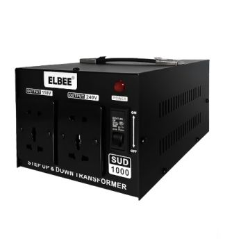 Elbee SUD1000 Step Up & Down Transformer – 1000W Voltage Converter (110V to 240V / 240V to 110V)