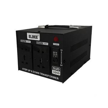 Elbee SUD3000 Step Up & Down Transformer – 3000W Voltage Converter (110V to 240V / 240V to 110V)