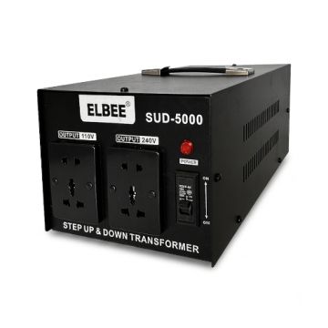 Elbee SUD5000 Step Up & Down Transformer – 5000W Voltage Converter (110V to 240V / 240V to 110V)