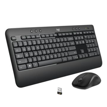 Logitech MK540 Advanced Wireless Keyboard & Mouse Combo – Full-Size 2.4GHz Wireless Desktop Set