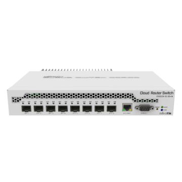 MikroTik CRS309-1G-8S+IN – 8-Port 10G SFP+ Cloud Router Switch with 1 Gigabit Ethernet Port