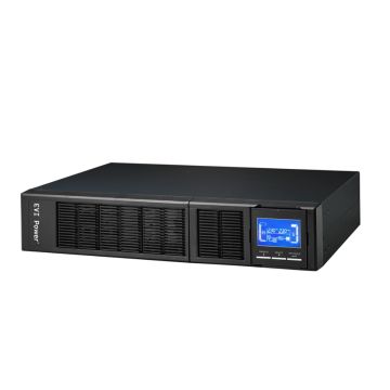 EVI POWER 2kVA Rack Mount Online UPS – Pure Sine Wave 2U Rack-Mount Uninterruptible Power Supply