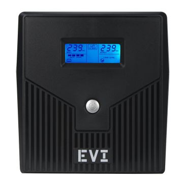 EVI POWER 1100VA Line Interactive UPS – Automatic Voltage Regulation (AVR) Uninterruptible Power Supply
