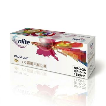 Enlite NPG-25 / GPR-15 / EXV11 Black Compatible Imaging Drum Replacement for Canon iR 2230, iR 2270, iR 2830, iR 2870, iR 3025, iR 3030, iR 3225, iR 3230, iR 3530, iR 3570 and iR 4570 Copiers