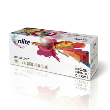 Enlite NPG‑28 / GPR‑18 / C‑EXV14 Black Compatible Imaging Drum Unit For CANON imageRUNNER 2016, 2018, 2020, 2022, 2025, 2030, 2116, 2120, 2318, 2320, 2420 Copiers